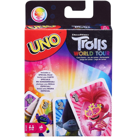 UNO Card Game from DreamWorks Trolls World Tour