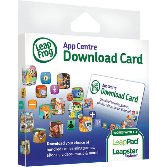 LeapFrog LeapPad Explorer App Center Download Card
