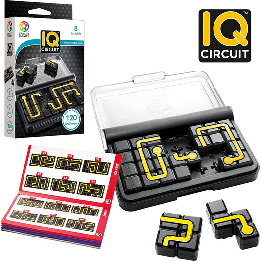 Smart Games IQ Circuit Puzzle Game with 120 Challenges