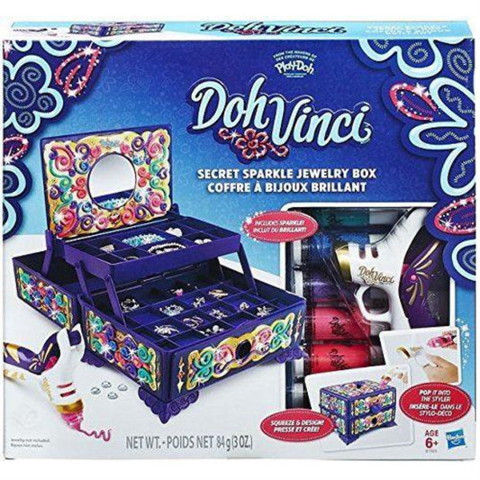 Doh-Vinci Secret Sparkle Jewellery Box Kit - Maqio