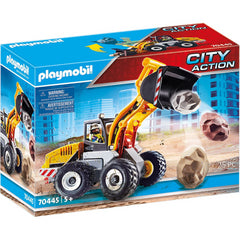 Playmobil City Action Construction Front End Loader with Movable Bucket 70445