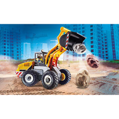 Playmobil City Action Construction Front End Loader with Movable Bucket 70445