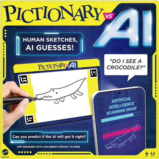 Pictionary vs Ai Family Board Drawing Game with Ai for 2 to 4 Teams
