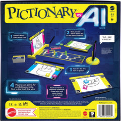 Pictionary vs Ai Family Board Drawing Game with Ai for 2 to 4 Teams