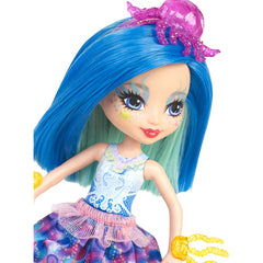 Enchantimals Jessa Jellyfish Doll with Pet Octopus and Bowl