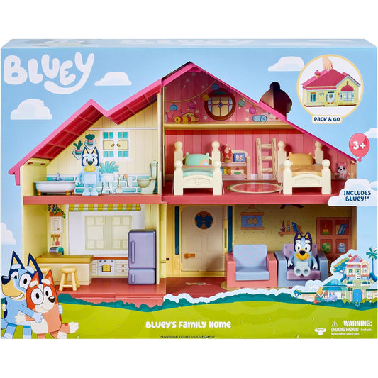 Bluey Heeler Family Home Play set 1 Figure Large Playhouse