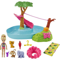 Barbie Chelsea The Lost Birthday Splashtastic Pool Jungle River Surprise
