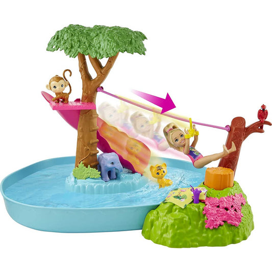 Barbie Chelsea The Lost Birthday Splashtastic Pool Jungle River Surprise