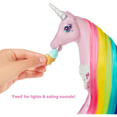 Barbie Dreamtopia Magical Lights Unicorn with Rainbow