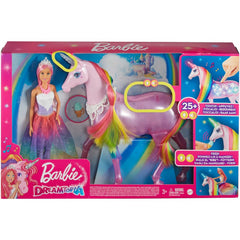 Barbie Dreamtopia Magical Lights Unicorn with Rainbow