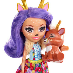 Enchantimals Danessa Deer Doll 6-Inch and Sprint Animal Friend Figure