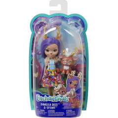 Enchantimals Danessa Deer Doll 6-Inch and Sprint Animal Friend Figure