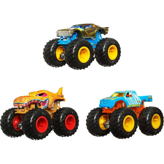 Hot Wheels Monster Trucks 1:64 Colour Shifters 3-Pack of Toy Trucks