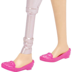 Barbie Interior Designer Doll Pink Dress, Houndstooth Jacket & Prosthetic Leg