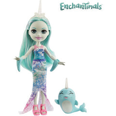 Enchantimals Naddie Narwhal & Sword Figure Doll