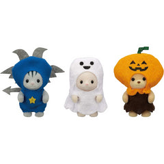 Sylvanian Families Trick or Treat Trio Doll Set with Halloween Costumes