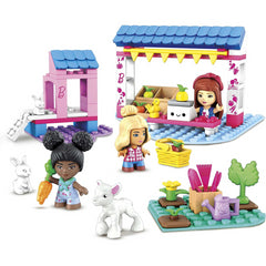 Barbie Mega Farmers Market Building Set 3 Micro-Dolls & More