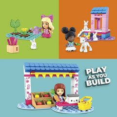 Barbie Mega Farmers Market Building Set 3 Micro-Dolls & More