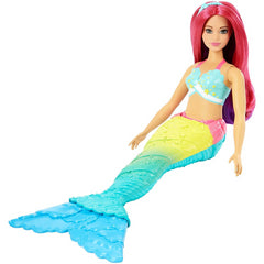 Barbie FJC93 Fantasy Rainbow Cove Mermaid Caucasian Curvy Dreamtopia Doll - Maqio