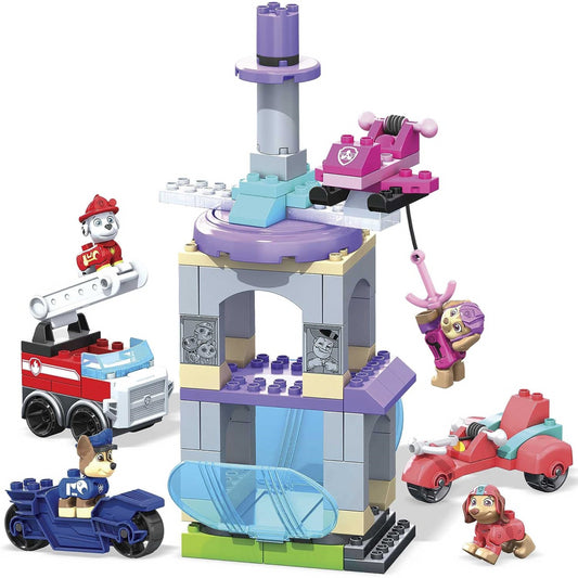 Mega Bloks Paw Patrol Ride & Rescue Vehicle Pack with 4 Figures