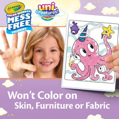 Crayola Colour Wonder Unicreatures Mess Free Coloring Pages & Markers