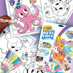 Crayola Colour Wonder Unicreatures Mess Free Coloring Pages & Markers