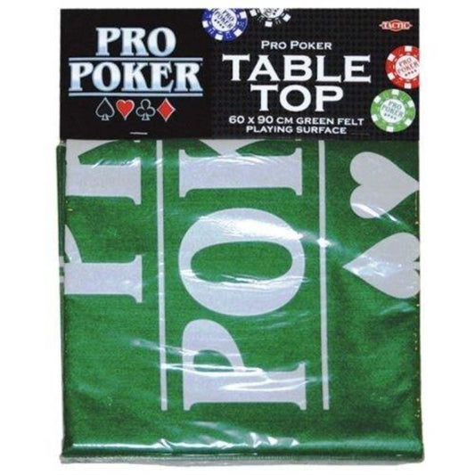 Pro Poker Table Top Green Felt Playing Surface - Maqio