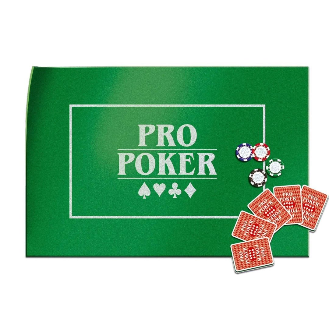Pro Poker Table Top Green Felt Playing Surface - Maqio