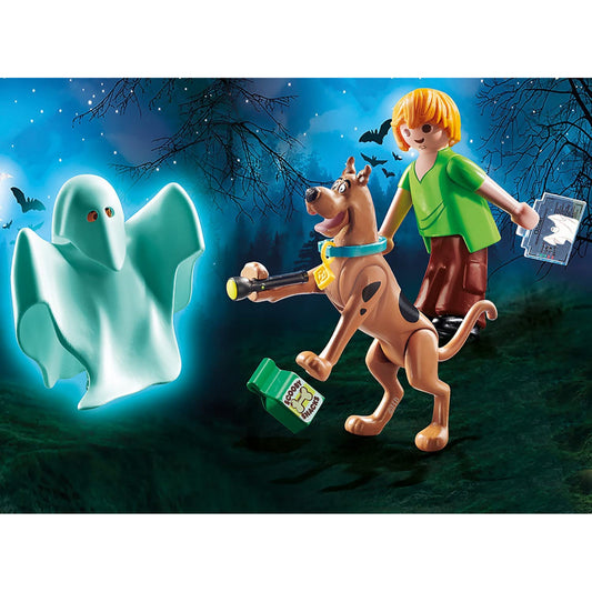 Playmobil 70287 Scooby Doo! Scooby & Shaggy With Ghost Play Playset