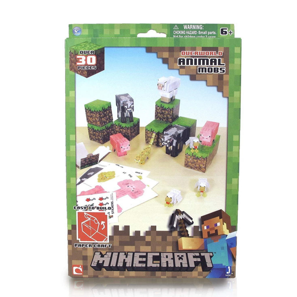 Minecraft Paper Craft Animal Mobs Set - Maqio