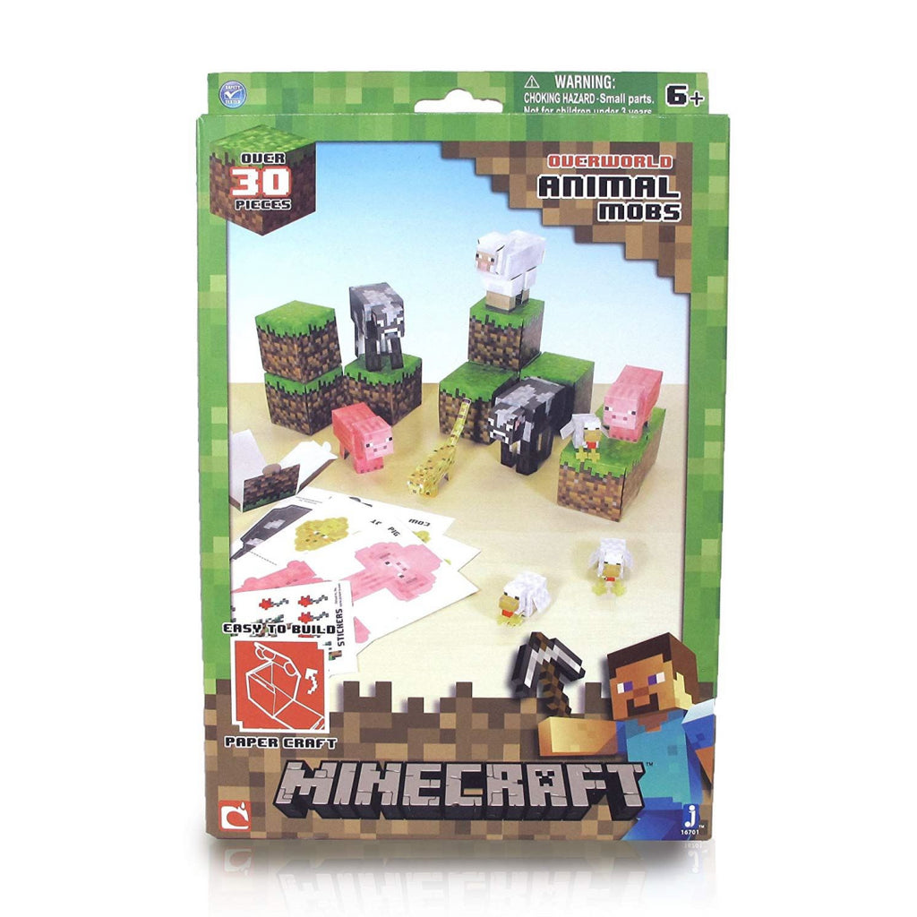 Minecraft Paper Craft Animal Mobs Set - Maqio