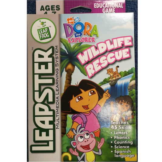 LeapFrog Leapster Game: Dora the Explorer Wildlife Rescue - Maqio