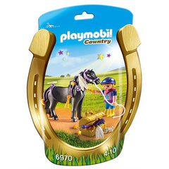 Playmobil 6970 Collectable Groomer with Star Pony - Maqio