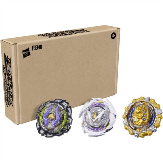 Beyblade Burst QuadDrive Pack of 3 Quantum Pulse Spinners Spinning Tops