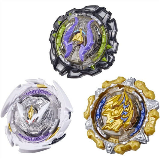 Beyblade Burst QuadDrive Pack of 3 Quantum Pulse Spinners Spinning Tops