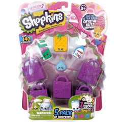 Shopkins Series 2 Characters - Pack of 5 (x1) - Maqio