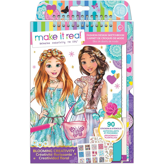 Make It Real Fashion Design Sketchbook Fashion Design Colouring Book