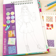 Make It Real Fashion Design Sketchbook Fashion Design Colouring Book