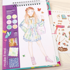Make It Real Fashion Design Sketchbook Fashion Design Colouring Book