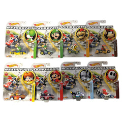 Hot Wheels Mart Kart Set of 8 Character Vehicles Play Set Version 3
