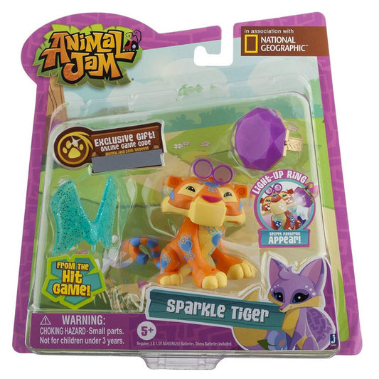 Animal Jam  Figures - Tiger + Ring - Maqio