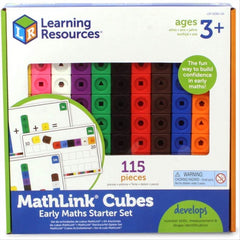 Learning Resources MathLink Activity Set Set of 100 Cubes Educational Toy