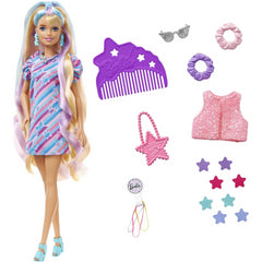 Barbie Totally Hair Doll with Streaked Blonde Hair & Accessories