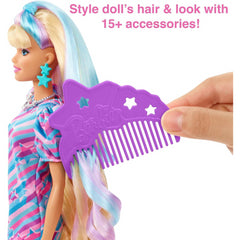 Barbie Totally Hair Doll with Streaked Blonde Hair & Accessories