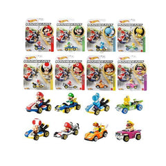 Hot Wheels Mart Kart Set of 8 Character Vehicles Play Set Version 6