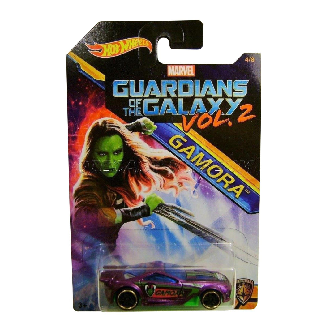 Hot Wheels - Guardians of the Galaxy Diecast Toy Car 4/8 - Gamora Scorcher - Maqio