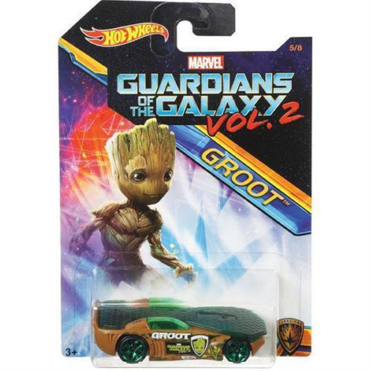 Hot Wheels - Guardians of the Galaxy Diecast Toy Car 5/8 Groot Solar Reflex - Maqio