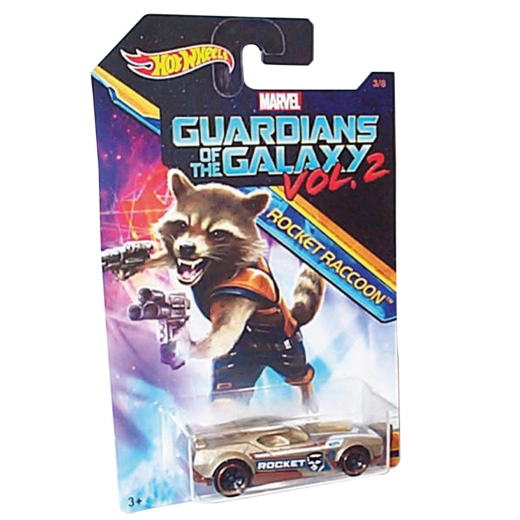 Hot Wheels - Guardians of the Galaxy Diecast Toy Car 3/8 Rocket Raccoon Fast Fis - Maqio