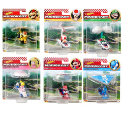 Hot Wheels Super Mario Kart Glider Die Cast Vehicle Set of 6