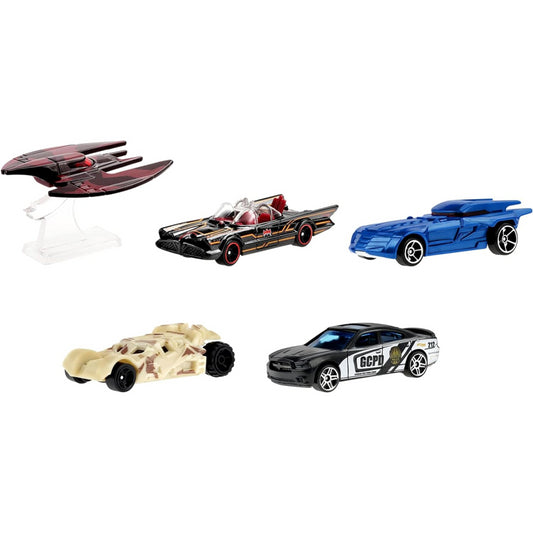Hot Wheels Batman Theme DC Comics Series Set of 5